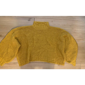 NEW Gloria Jeans Gold Crop mock neck Sweater XL